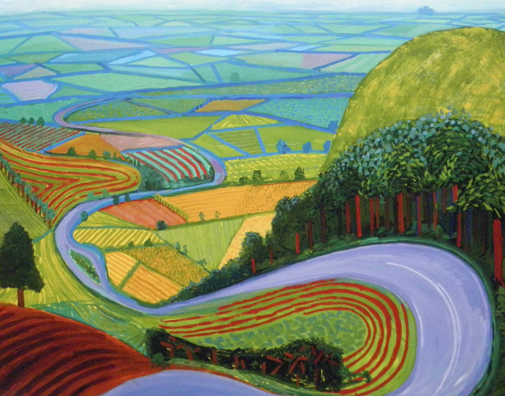 大卫霍克尼油画a david-hockney-04
